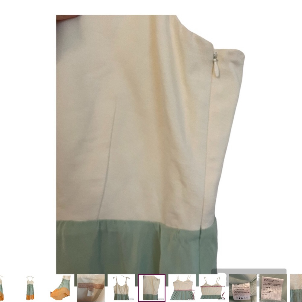 ANTHROPOLOGIE Hutch Silk Color Block High Low Dress Size L. $35.00 - Picture 8 of 14